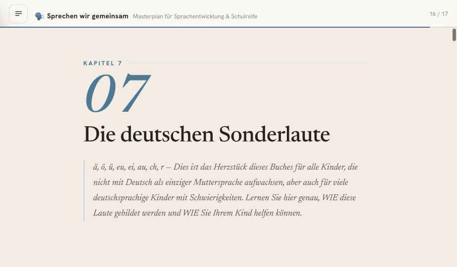 Kapitel 7 — Die deutschen Sonderlaute